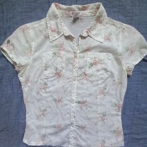 Hollister Blouse 100% Cotton
